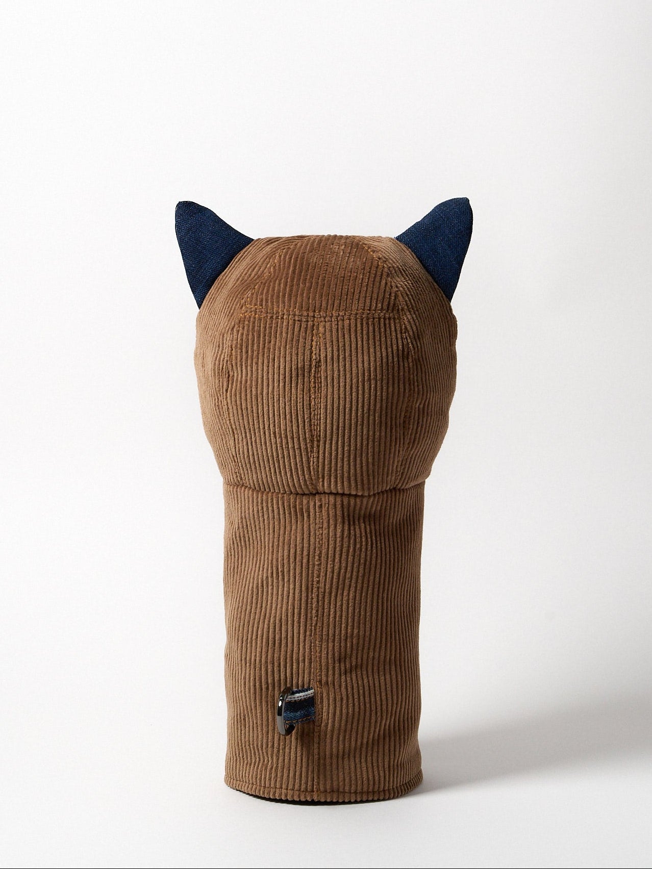 Vie Athletica Brown Corduroy Driver headcover, back view