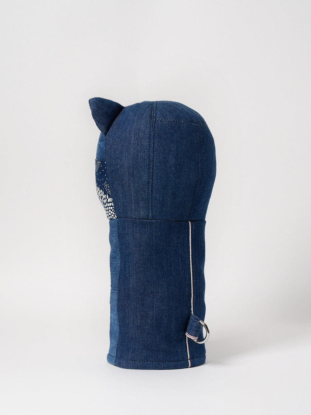 Vie Athletica Hajime denim fairway wood golf club cover, back view