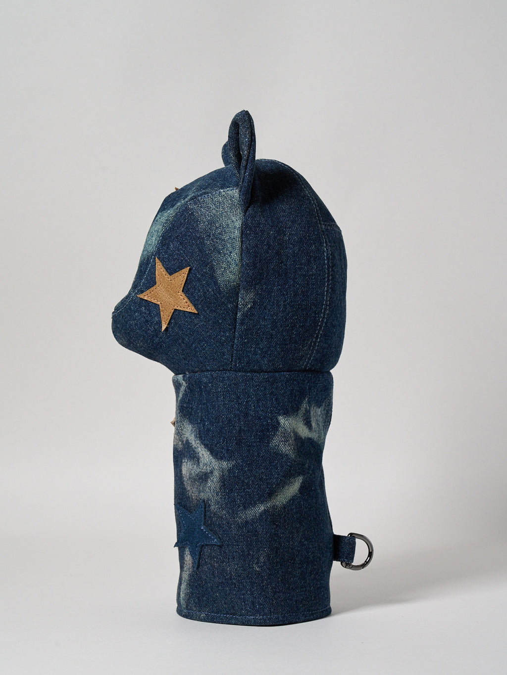 Vie Athletica Lumiere indigo denim driver headcover, side view