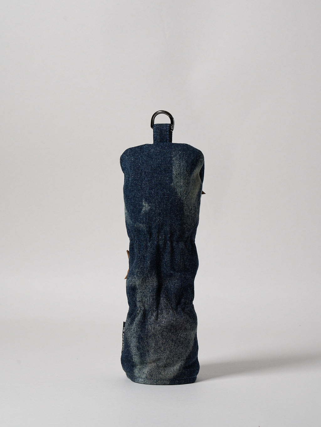 Vie Athletica Lumiere indigo denim hybrid golf club cover, back view