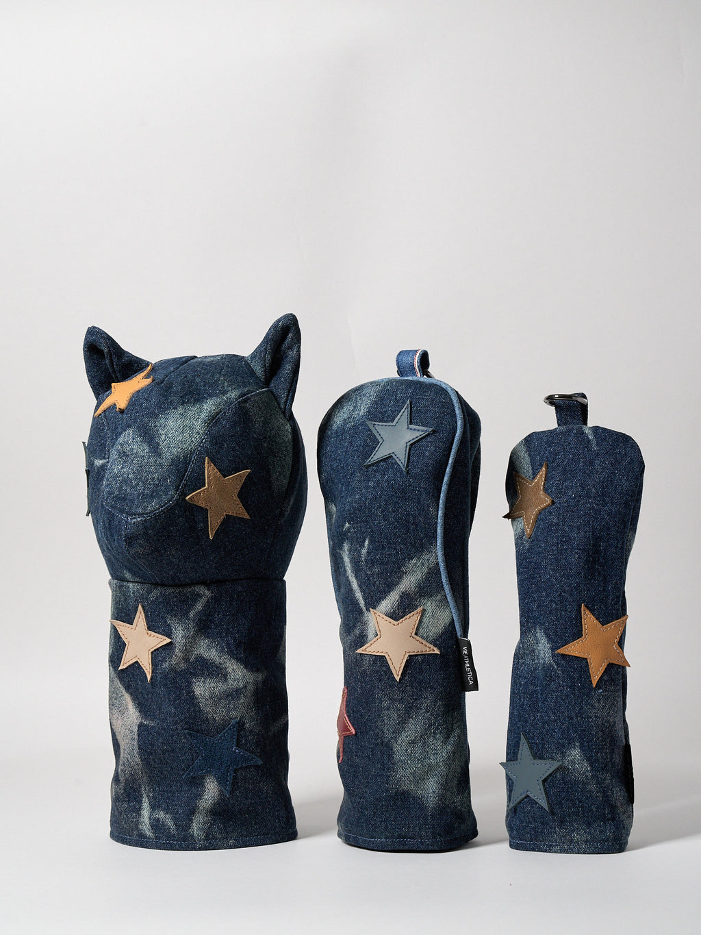 Vie Athletica Lumiere indigo denim golf club cover set