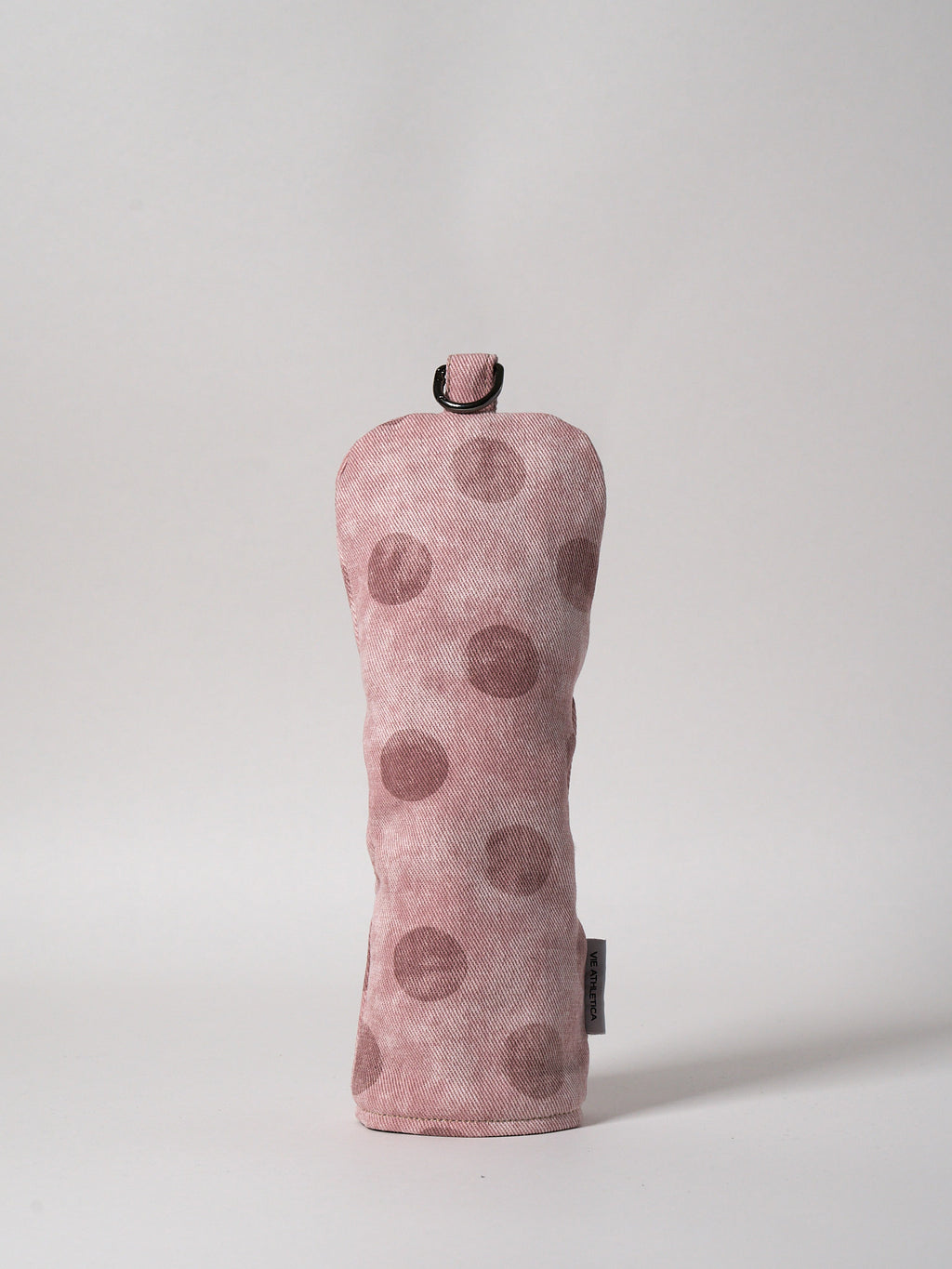 Pink Polka Dots Denim Hybrid Golf Club Cover