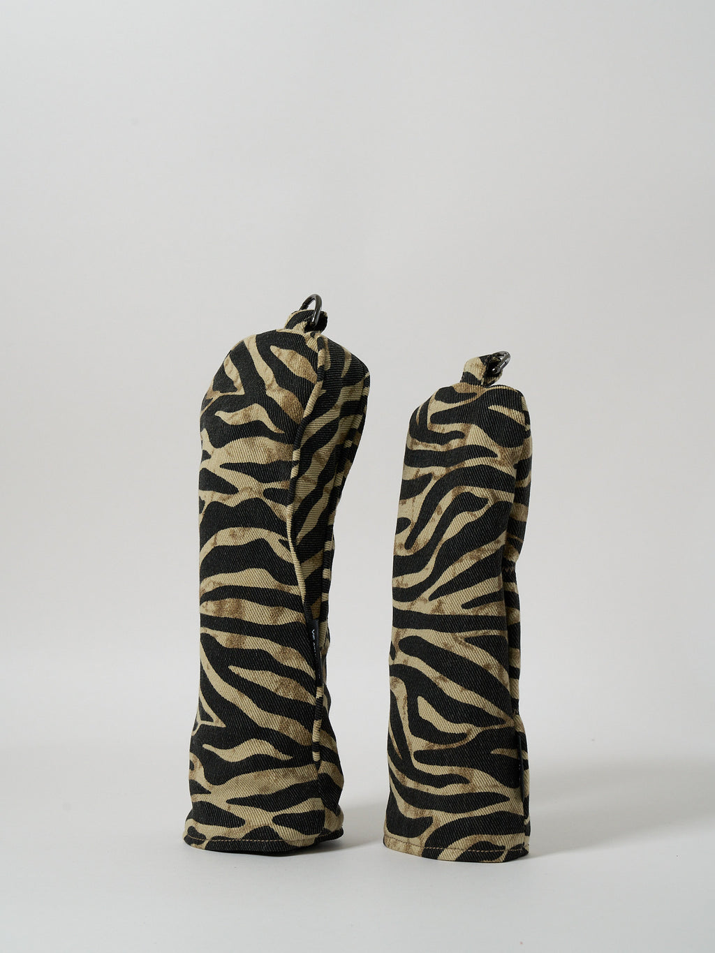 Vie Athletica rust zebra print denim golf club cover set