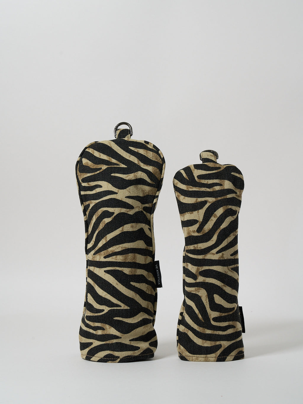 Vie Athletica rust zebra print denim golf club cover set