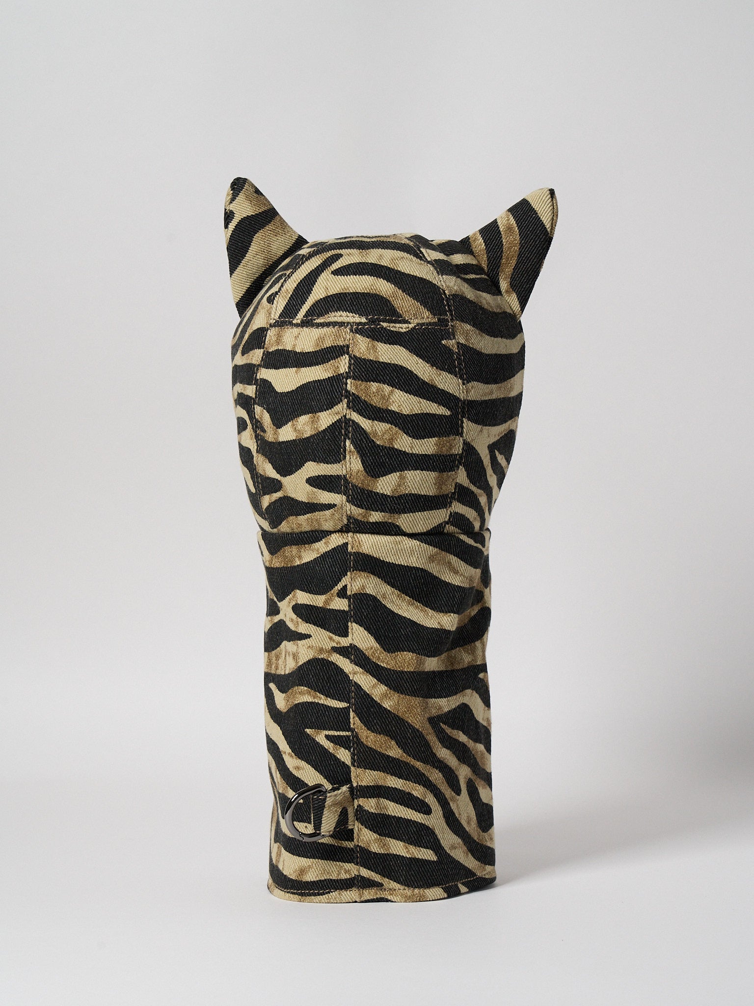 Rust Zebra-Print Denim Driver Head Cover