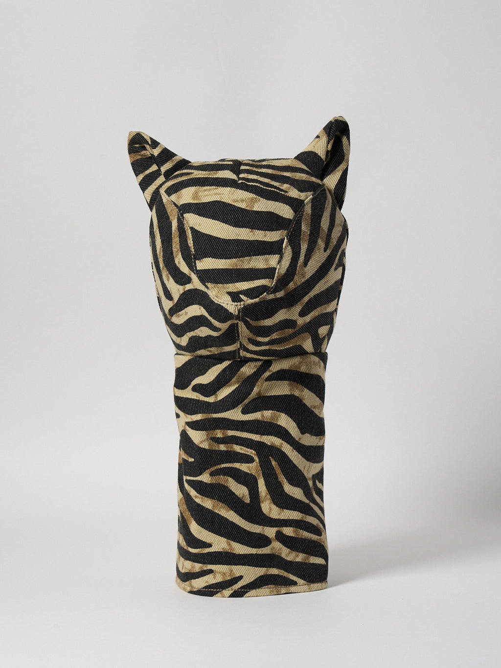 Rust Zebra-Print Denim Driver Head Cover