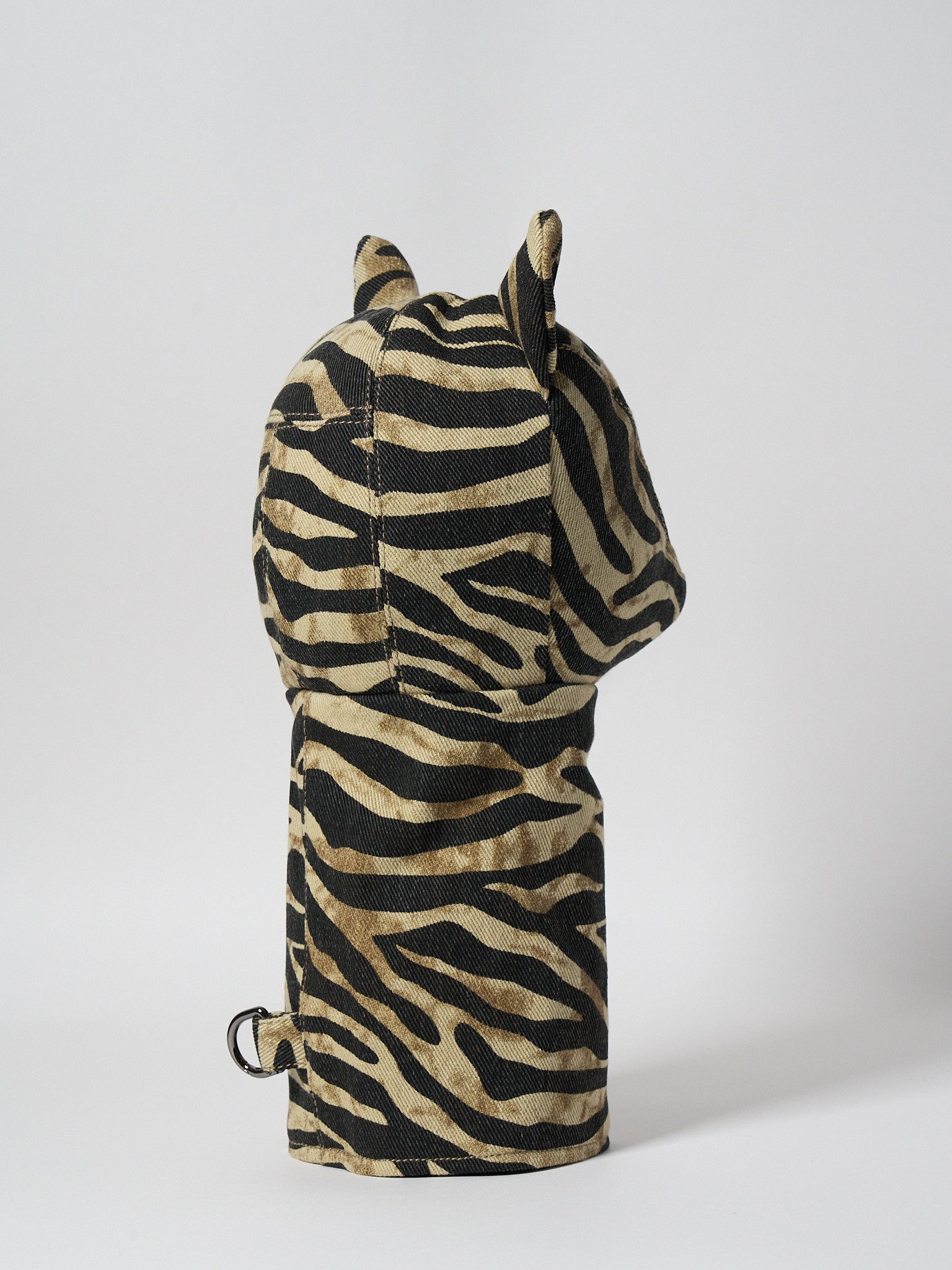 Rust Zebra-Print Denim Driver Head Cover