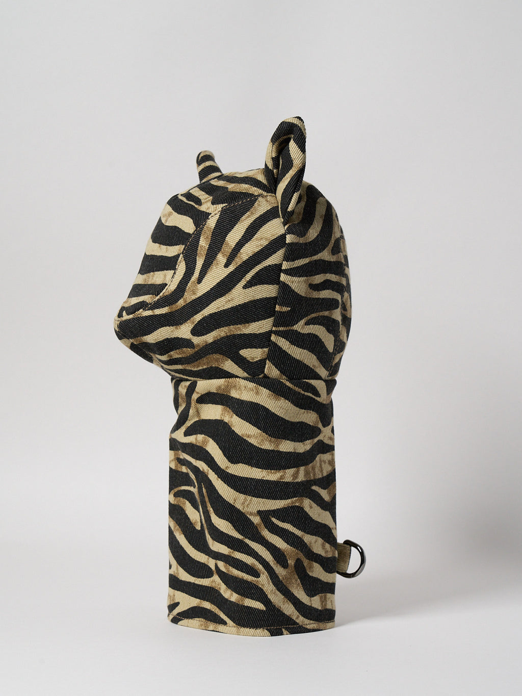Rust Zebra-Print Denim Driver Head Cover