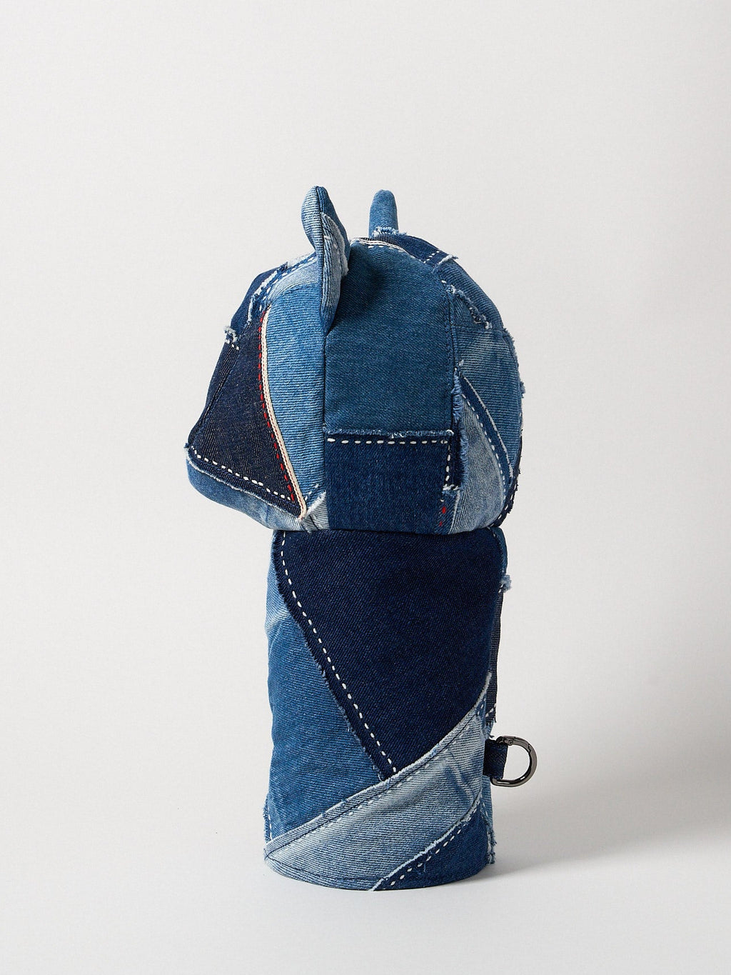  Vie Athletica Sashiko Japanese denim driver head cover, side view