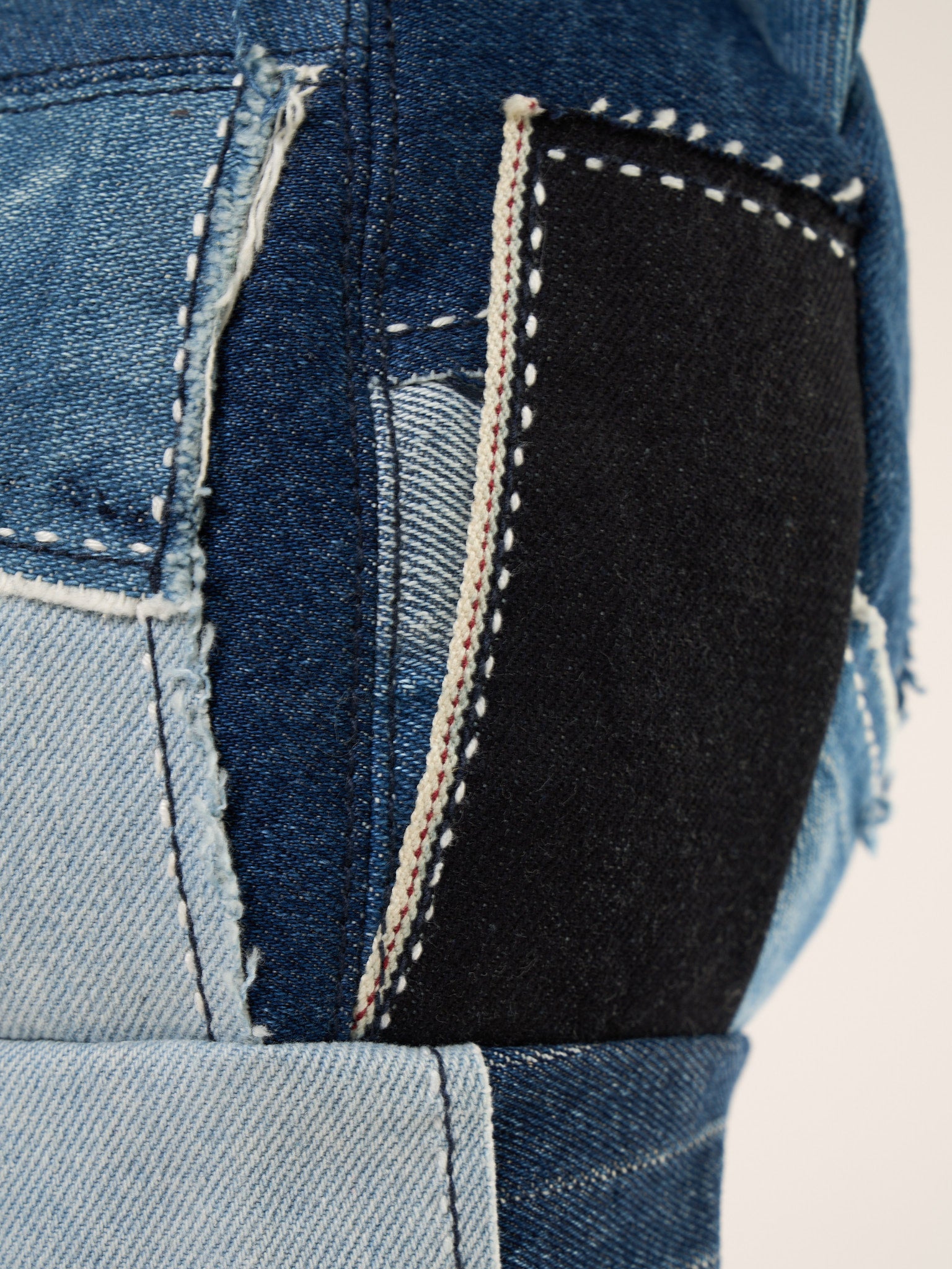 Sashiko Japanese Denim Driver Head Cover