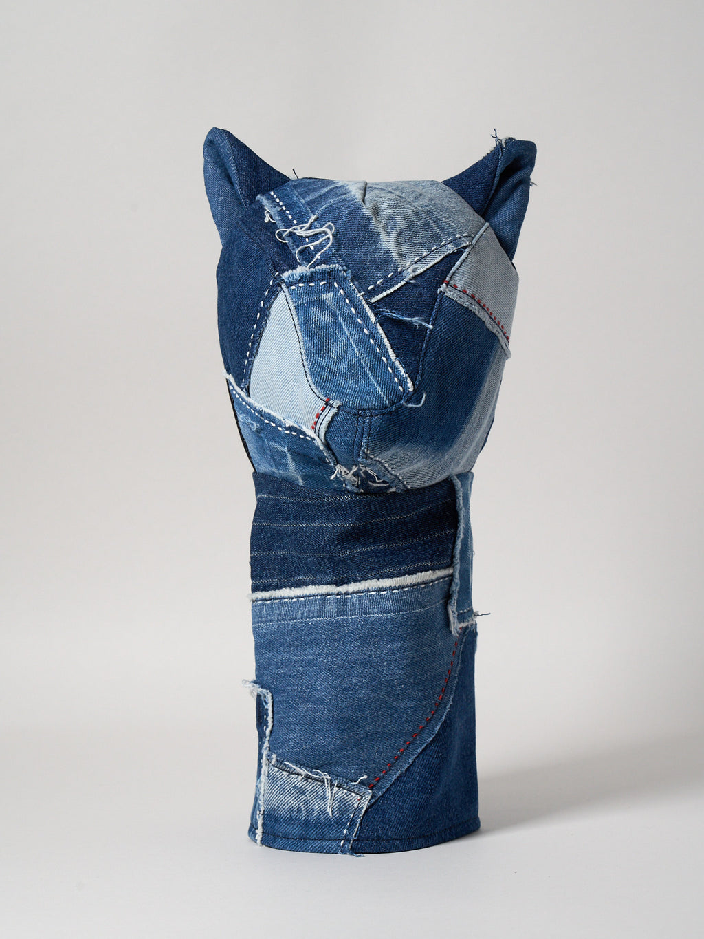 Sashiko Japanese Denim Driver Head Cover