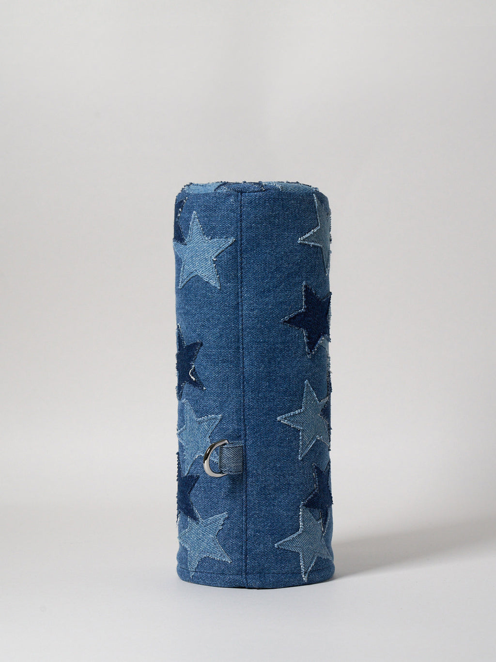 Vie Athletica Stars Indigo denim handcrafted fairway wood golf club cover, back view