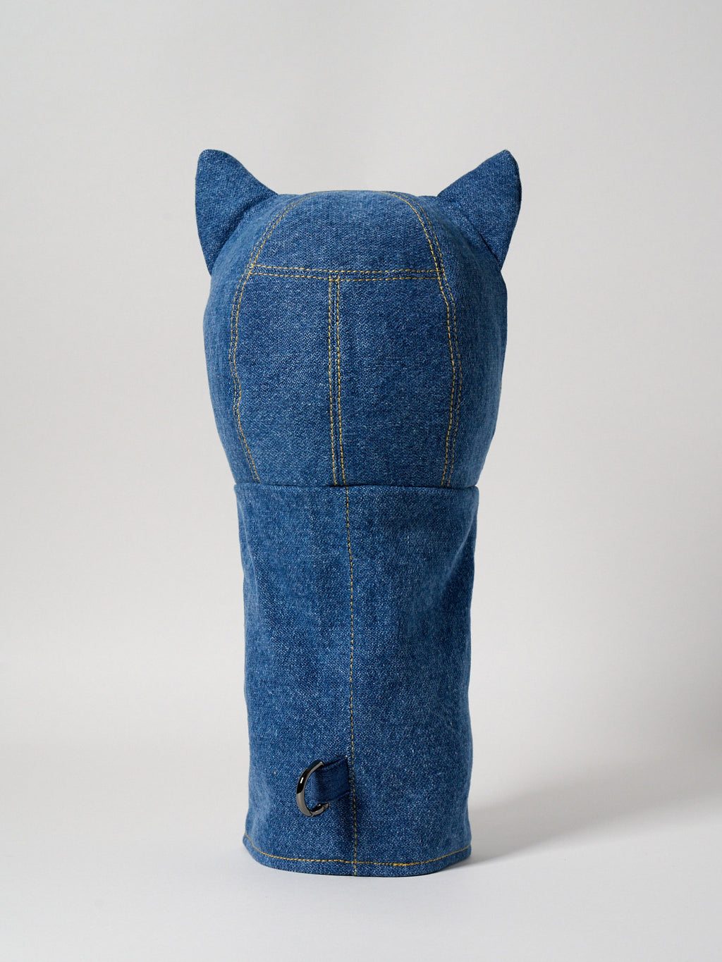 Striped Denim Driver Head Cover