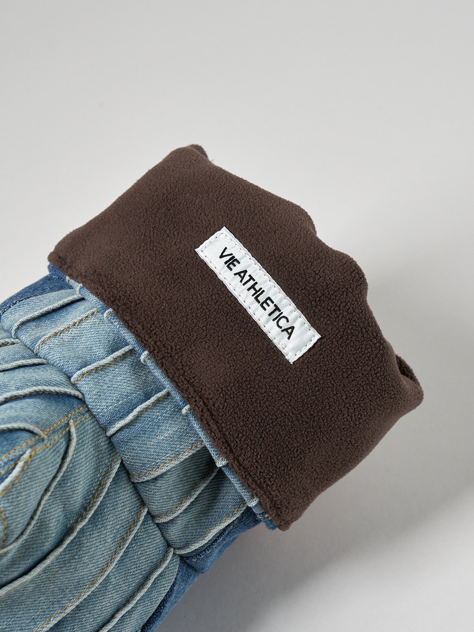 Striped Denim Driver Head Cover