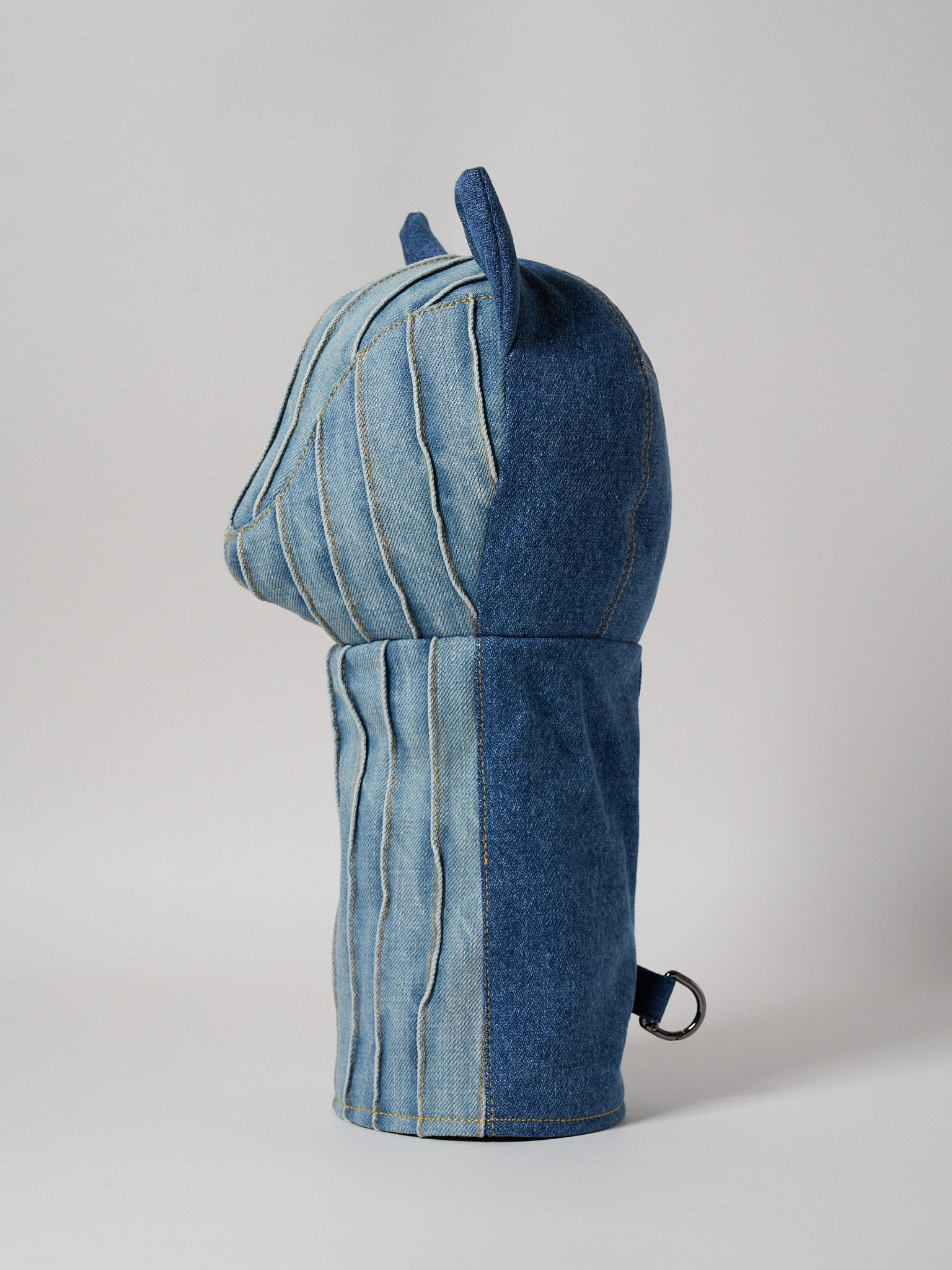 Striped Denim Driver Head Cover