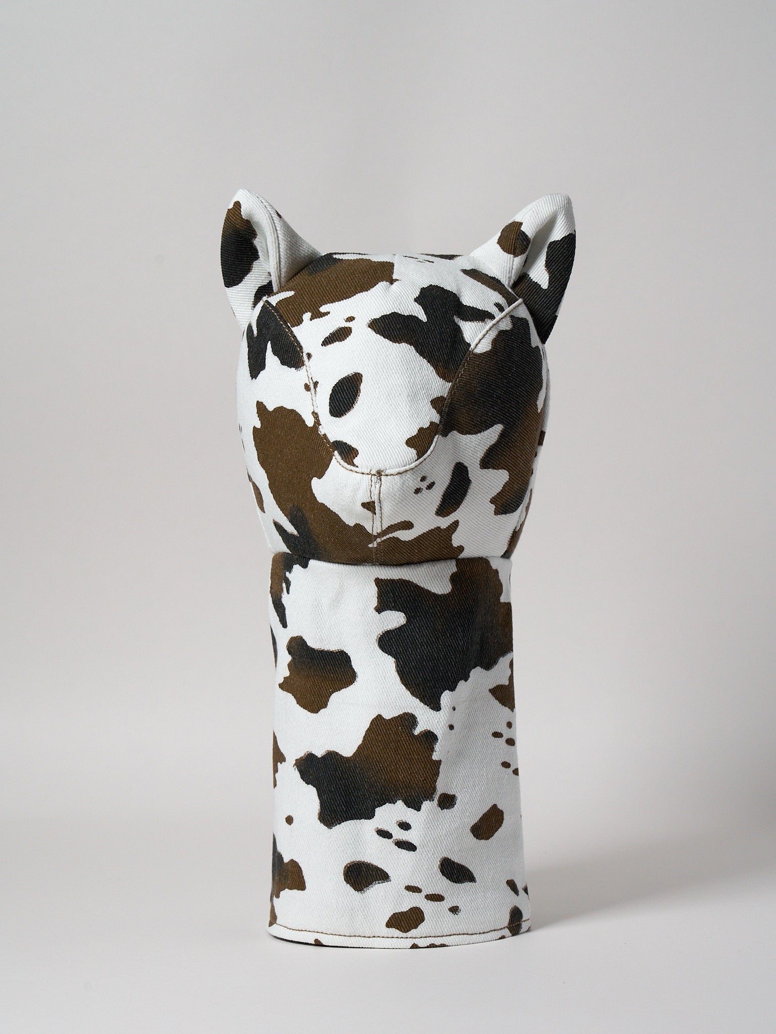 Taya Cow-Print Denim Driver Head Cover