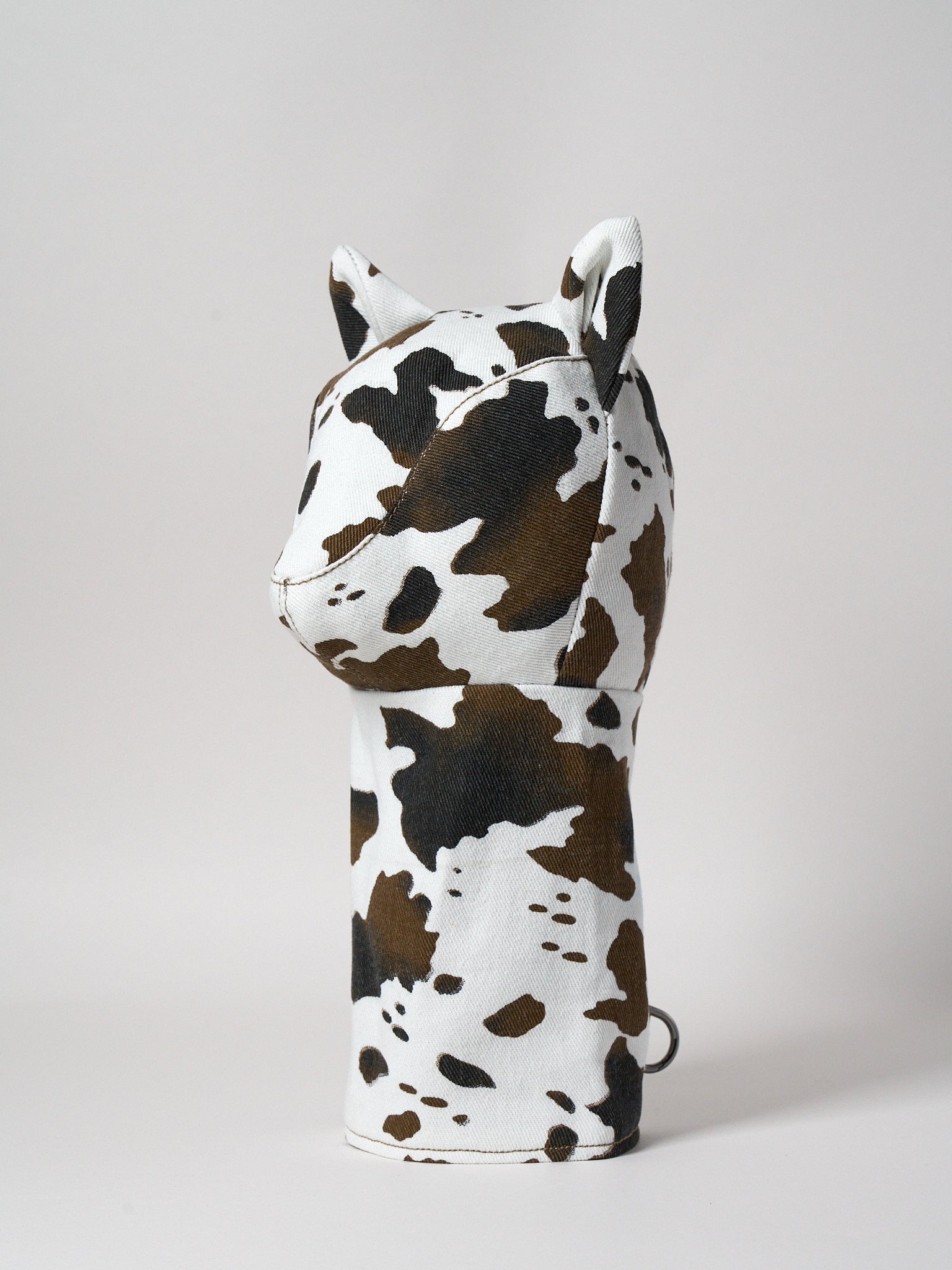 Taya Cow-Print Denim Driver Head Cover