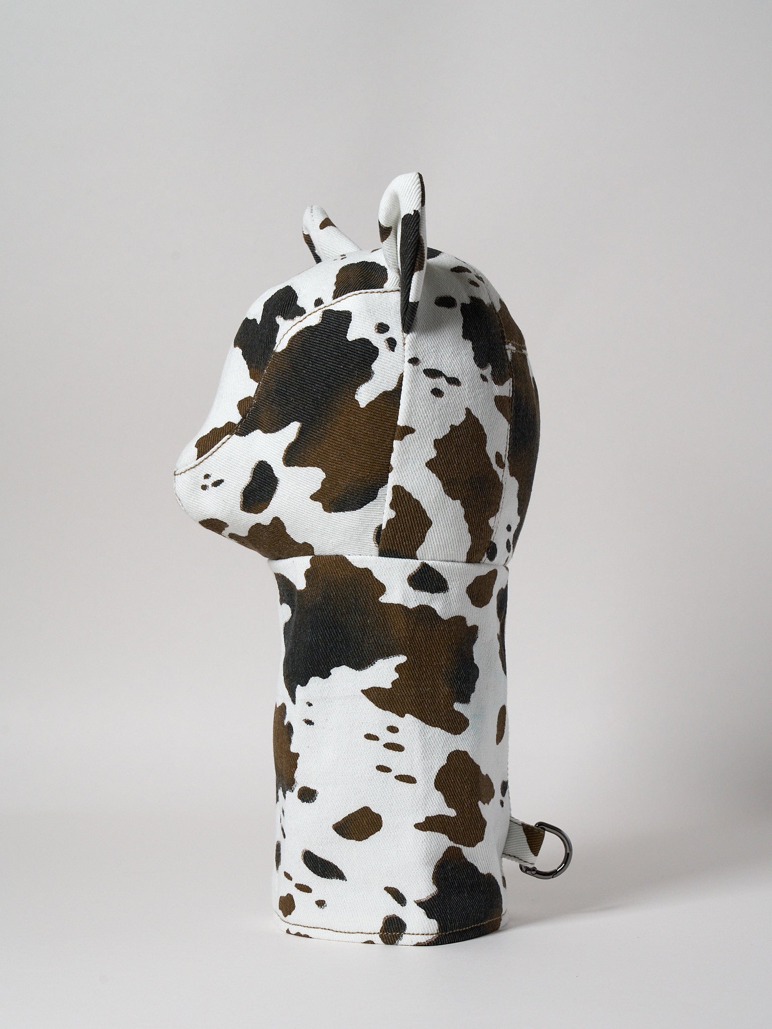 Taya Cow-Print Denim Driver Head Cover