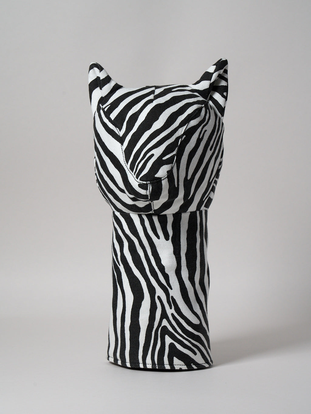 Zebra-Print Denim Driver Head Cover