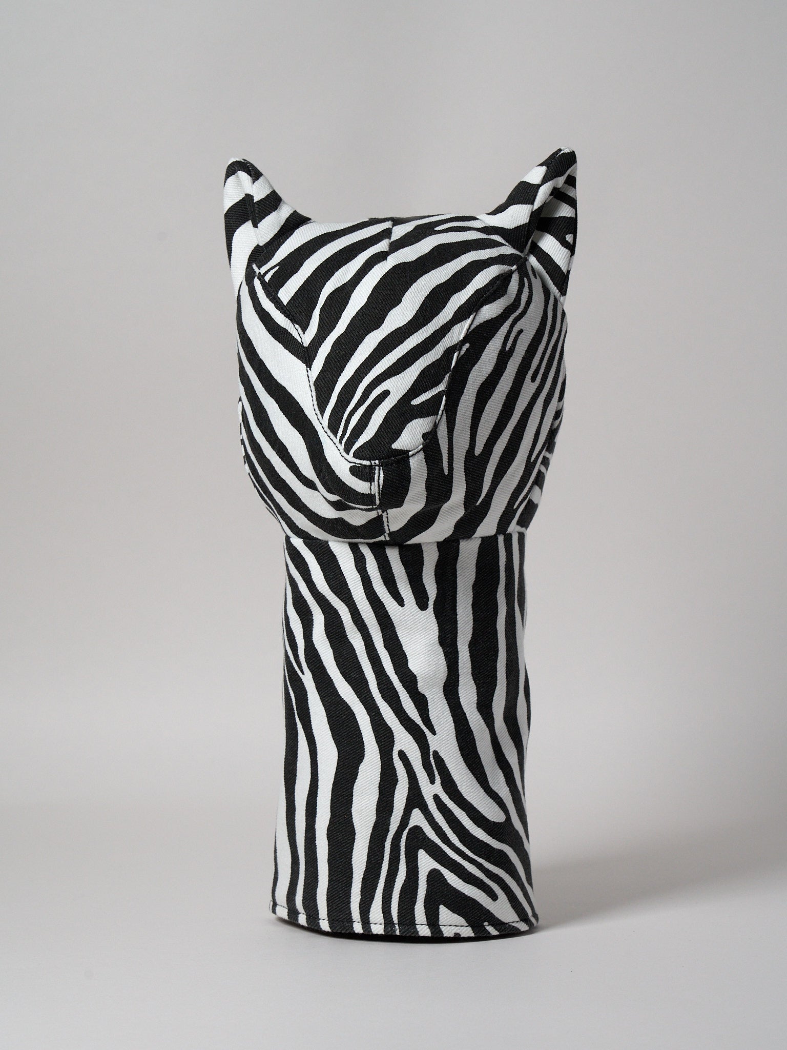 Zebra-Print Denim Driver Head Cover