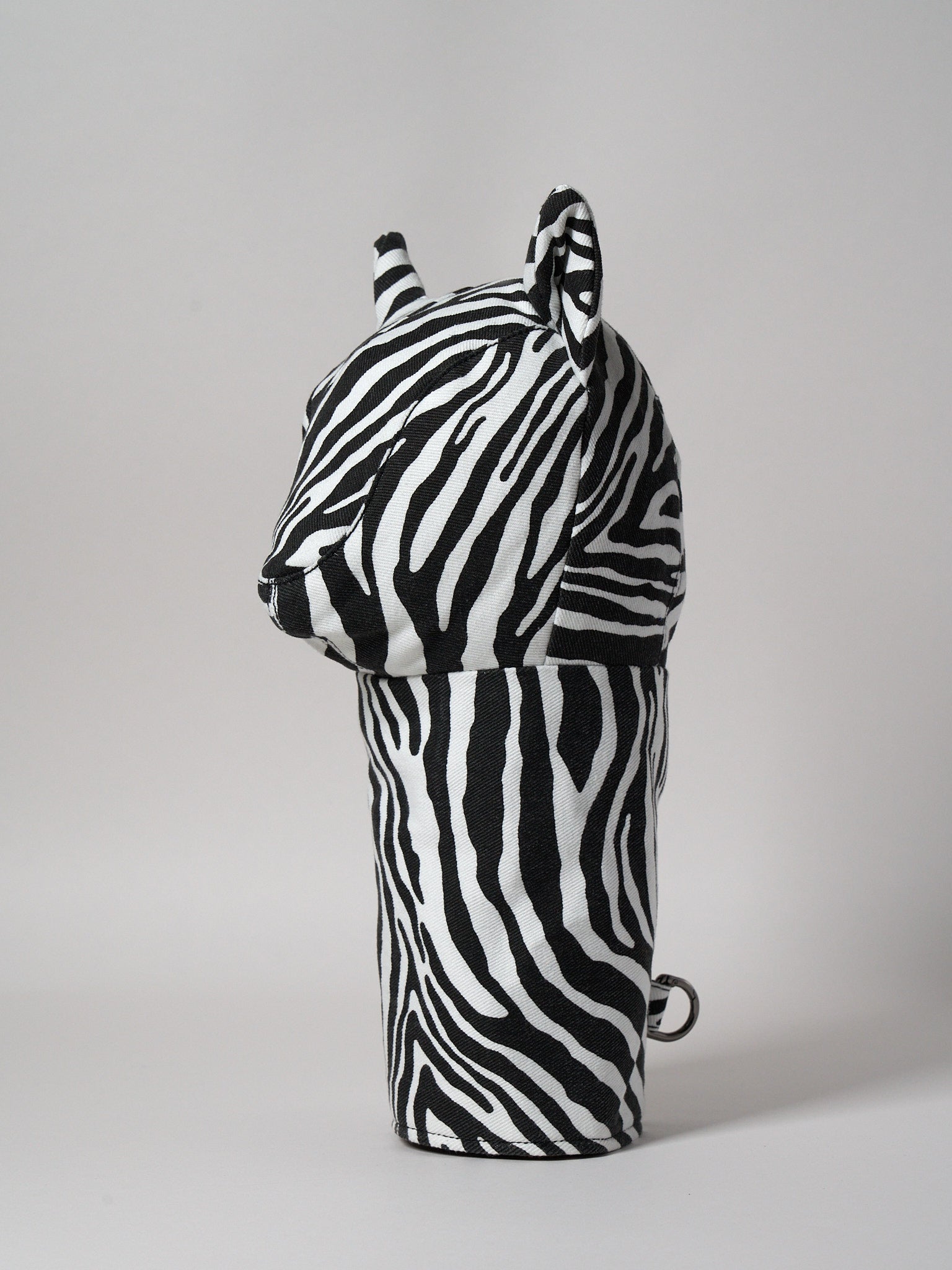 Zebra-Print Denim Driver Head Cover