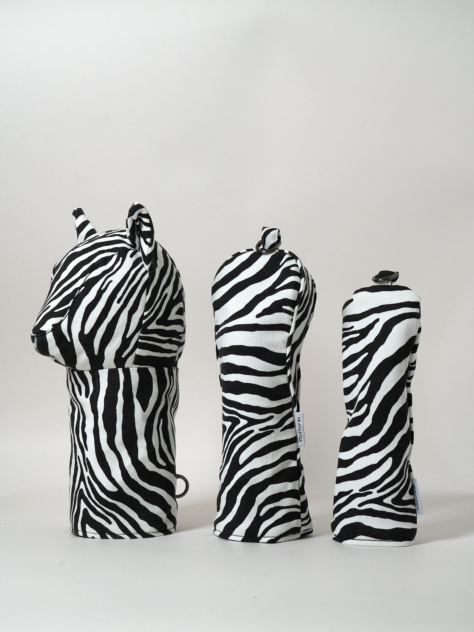 Zebra-Print Denim Driver Head Cover